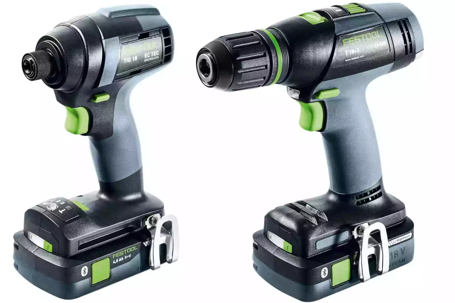 Festool Tid 18 HPC 4.0 I-set T18 18V Li-ion Pack outils sans-fil (2x batteries 4.0h) avec systainer-image