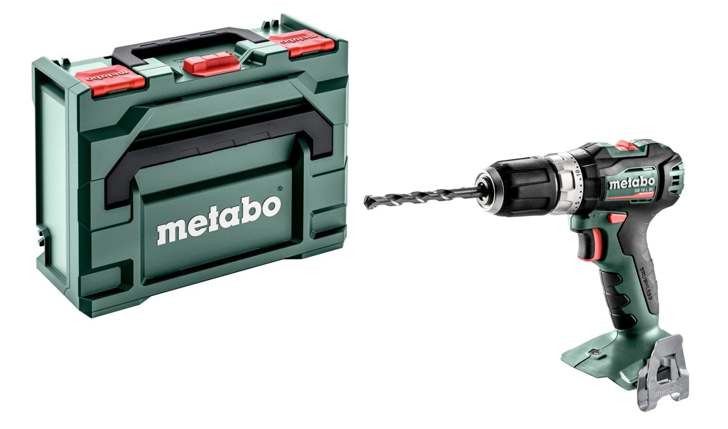 Metabo SB 18 L BL 18V Li-ion Accu klopboormachine body in metaBOX - koolborstelloos-image