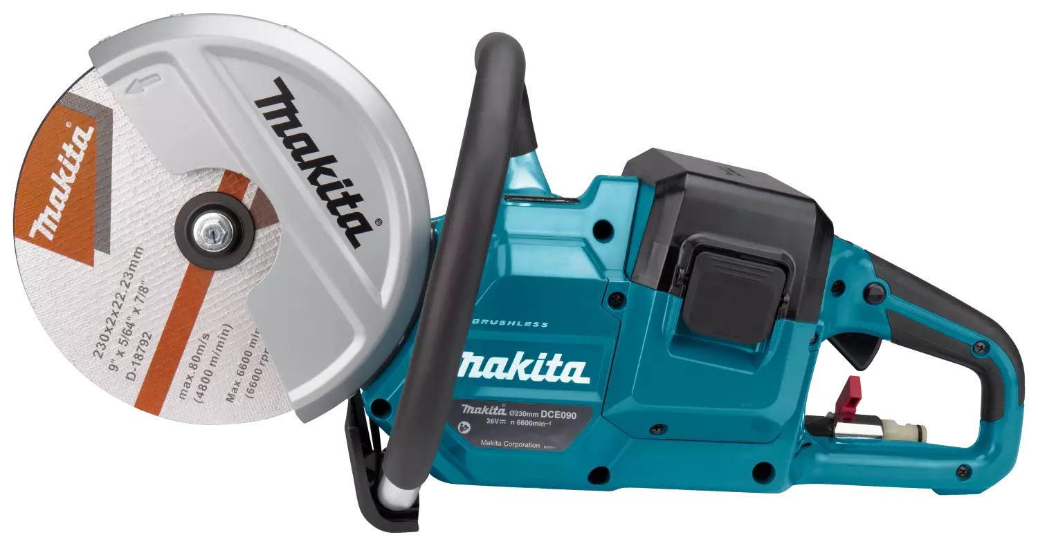 Makita DCE090ZX1 Découpeuse à disque sans-fil - 2 x 18V Li-ion - 230 mm - moteur brushless - Machine seule-image