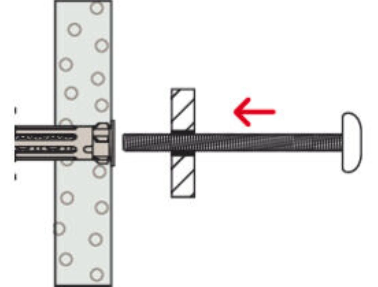 Fischer 572920 Hollewandplug DuoHM 4 X 55 S PH PZ, bolkopbout met PZ opname-image