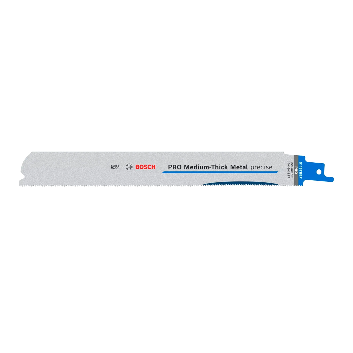 Bosch 0615997675 PRO Lames de scie alternative S1137BEF Medium-Thick Metal precise (10 pièces) + Mug Isotherm - 225 mm-image