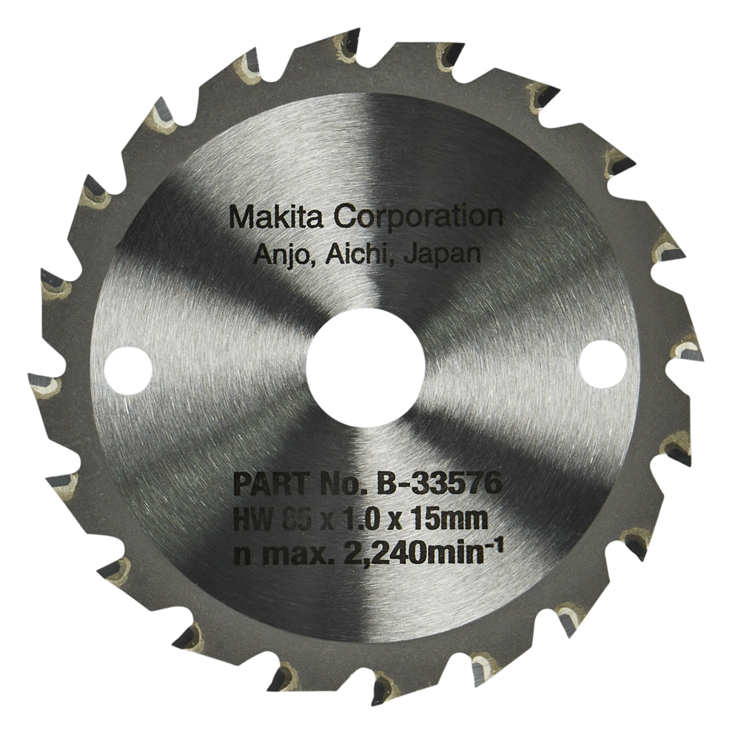 Makita B-33576 Lame de scie circulaire - 85x15x1.0mm - 20T - Bois-image