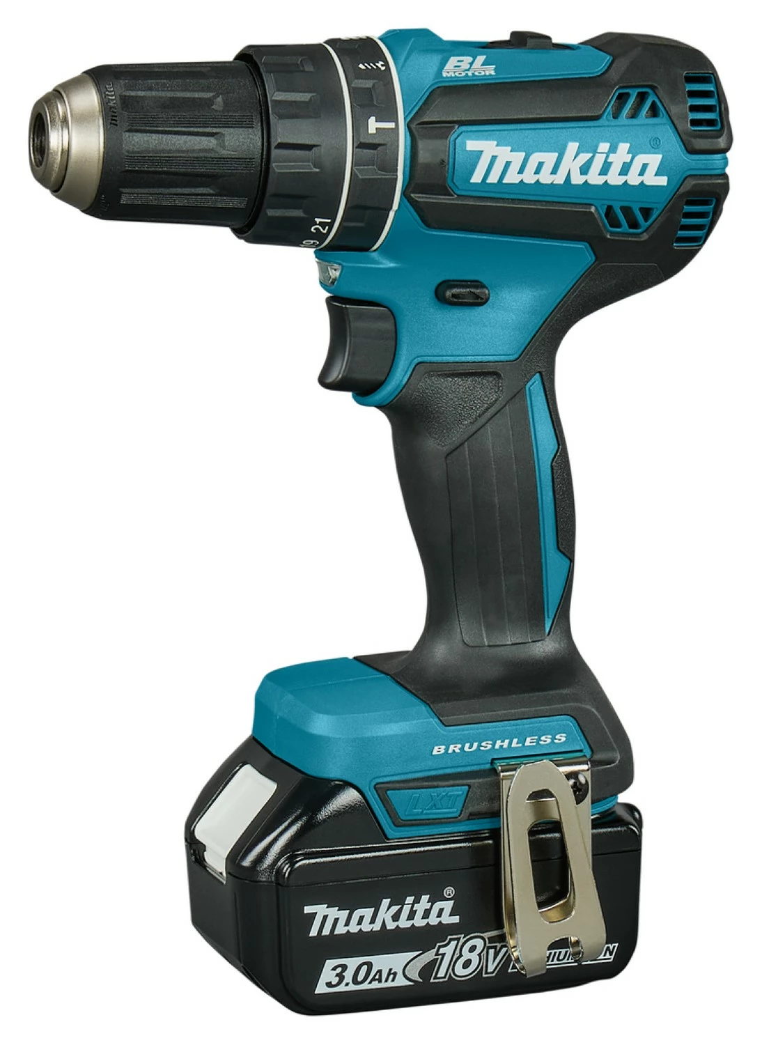 Makita DLX2283TJ 18V Li-Ion accu klopboor- /schroefmachine (DHP485) & Slagschroevendraaier (DTD153) combiset (2x 5,0Ah accu) in Mbox - koolborstelloos-image