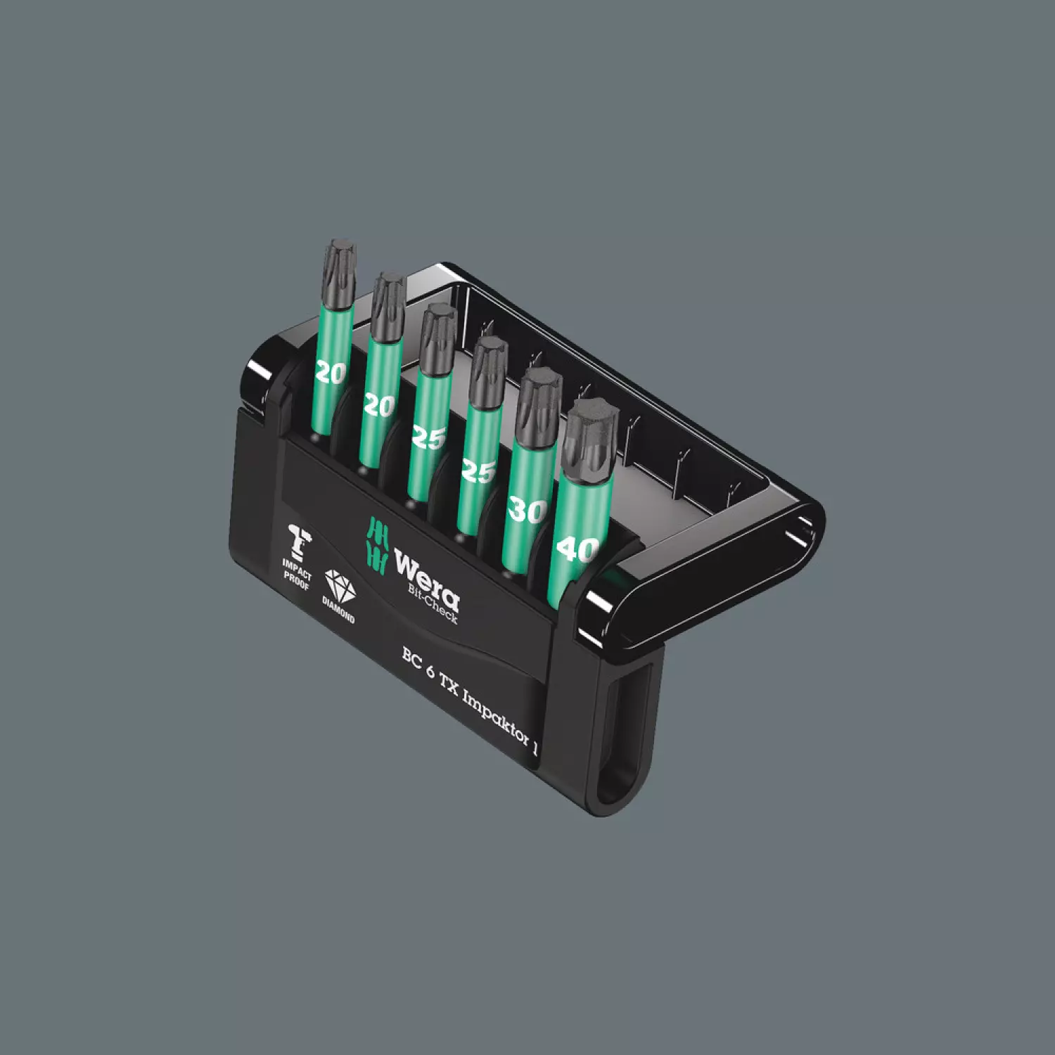 Wera 05057693001 6-delige Bit-Check 6 Impaktor 1 Bitset - Torx-image