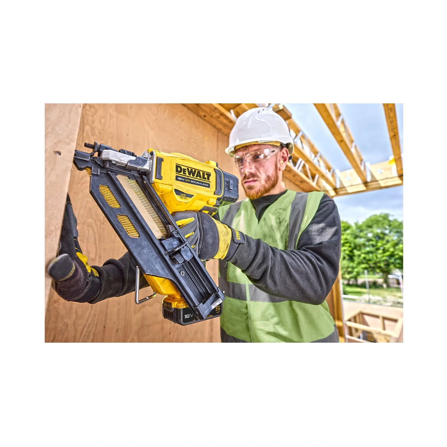 DeWALT DCN930P2 18V Li-ion Set Cloueuse sans fil (2x 5.0Ah batterie) en Tstak - 50-90mm - 2-Speed