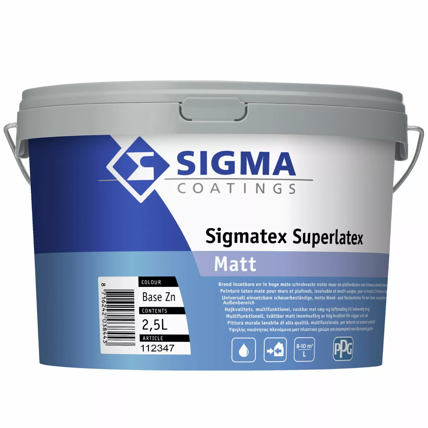 Sigma Sigmatex Superlatex Matt - op kleur gemengd - 2,5L-image