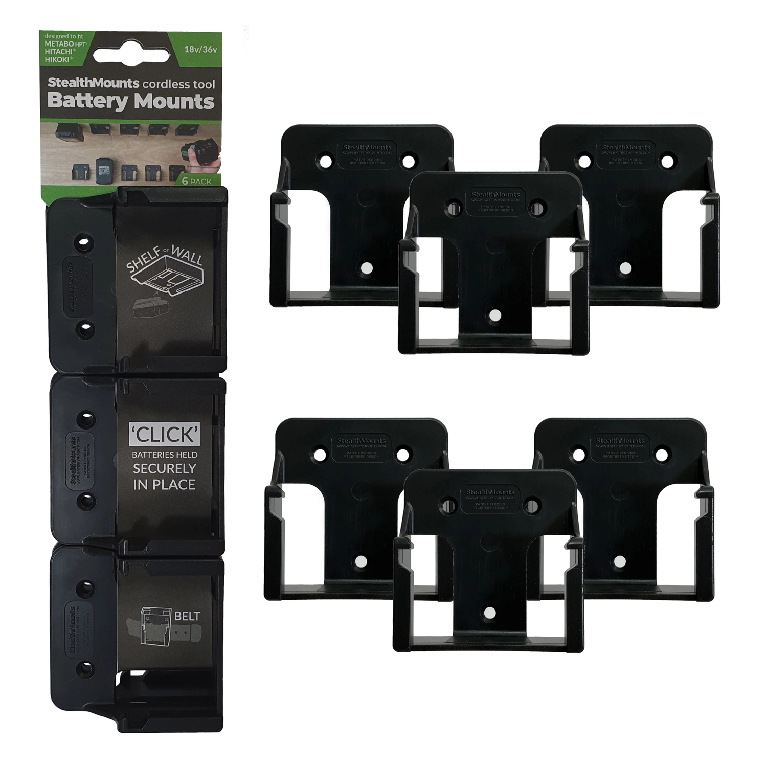 Support de chargeur double Makita Stealth Mount -  France