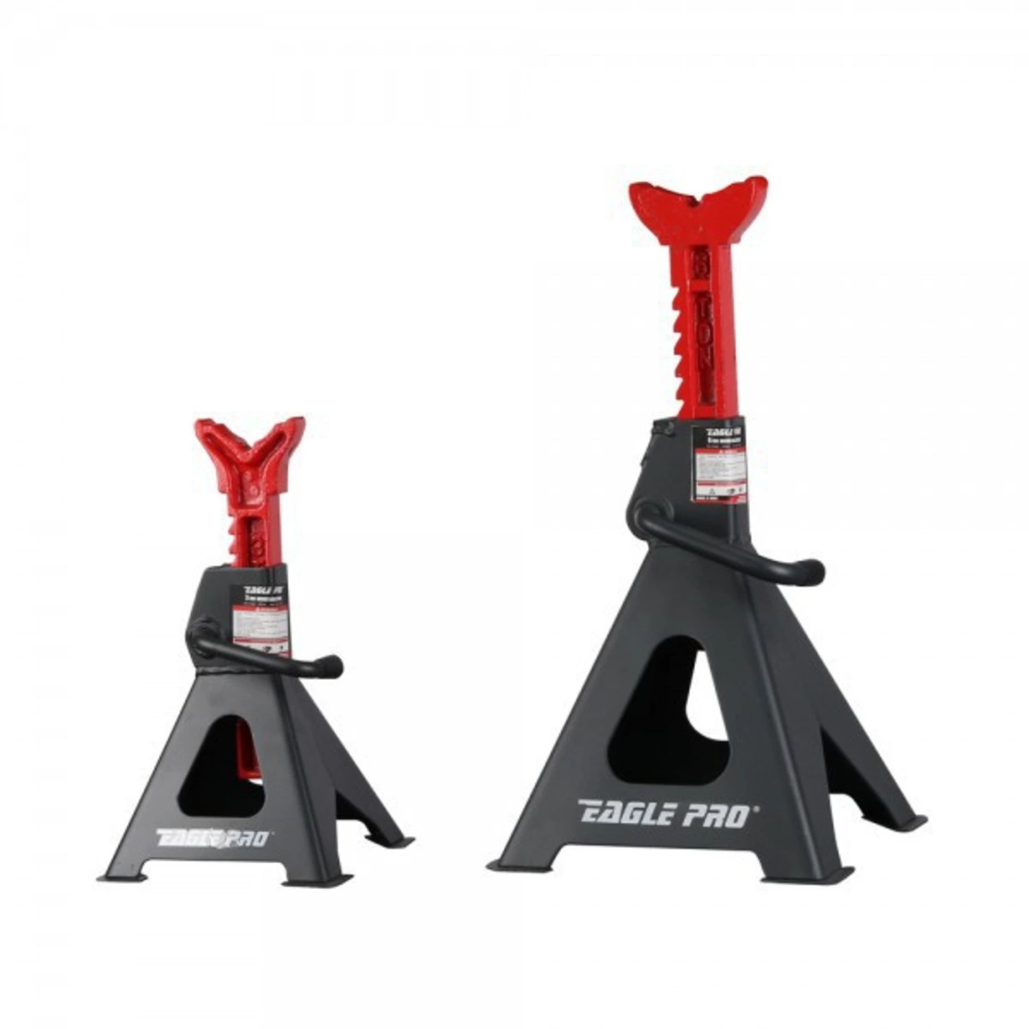 Eagle Pro E-1525C professionele garagekrik extra laag 2.5T + E-1903 Assteunen 2 stuks 3T-image