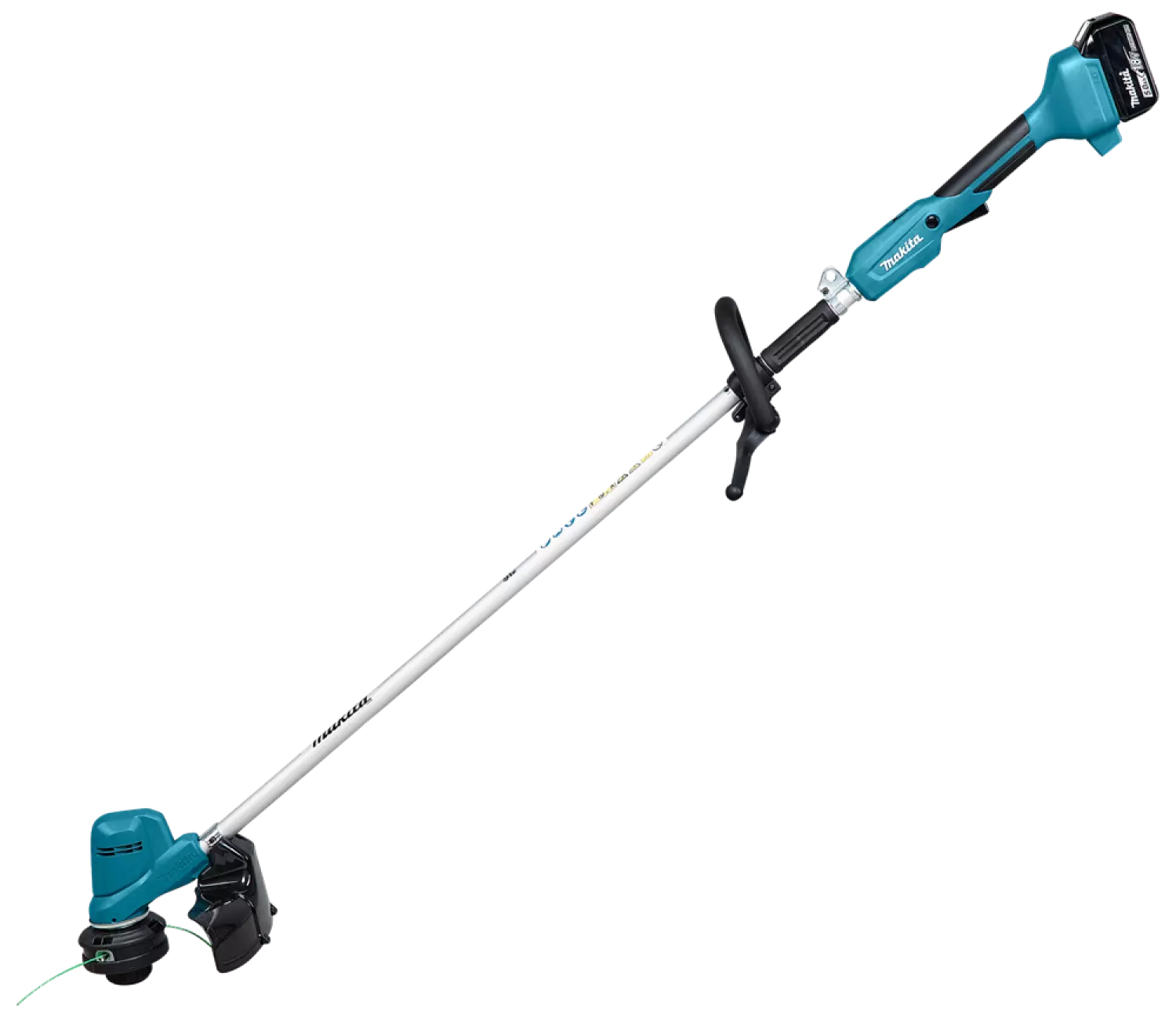 Makita DUR194RTX2 LXT 18V Li-Ion accu grastrimmer set (1x 5,0Ah) - D-greep-image