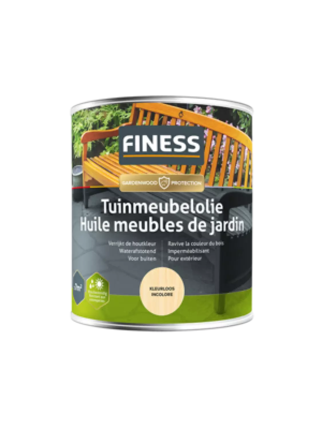 Finess 35326036 Huile pour mobilier de jardin - Incolore - 750 ml-image