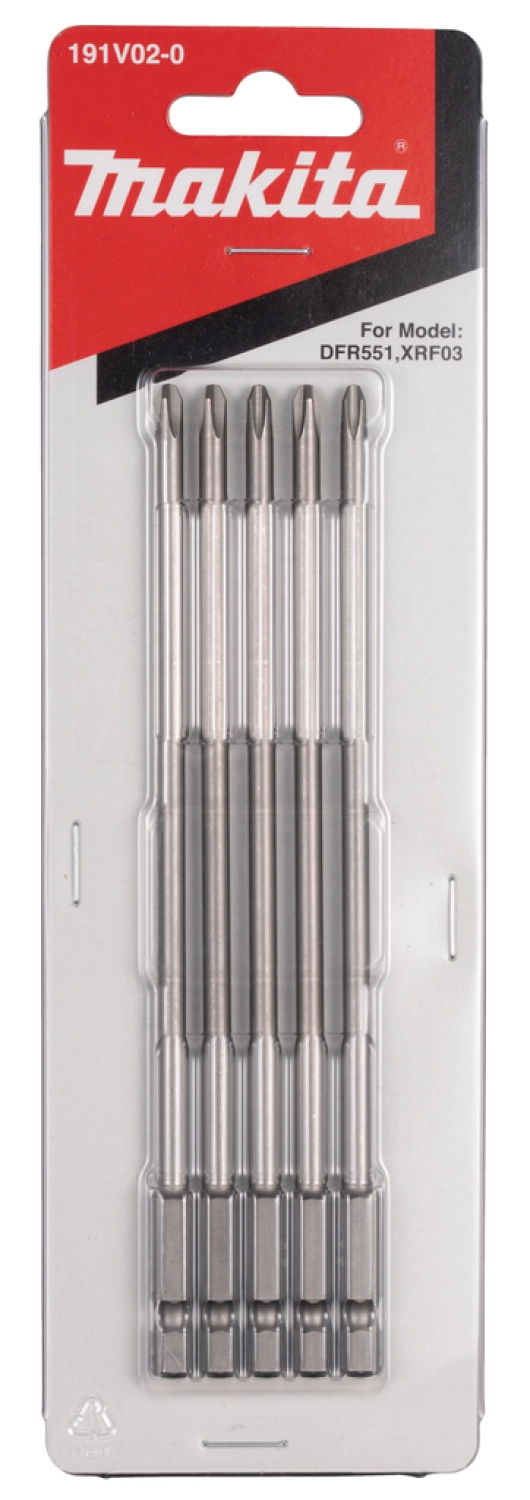 Makita 191 V02-0 Embout de vis - PH2 X 155 mm-image