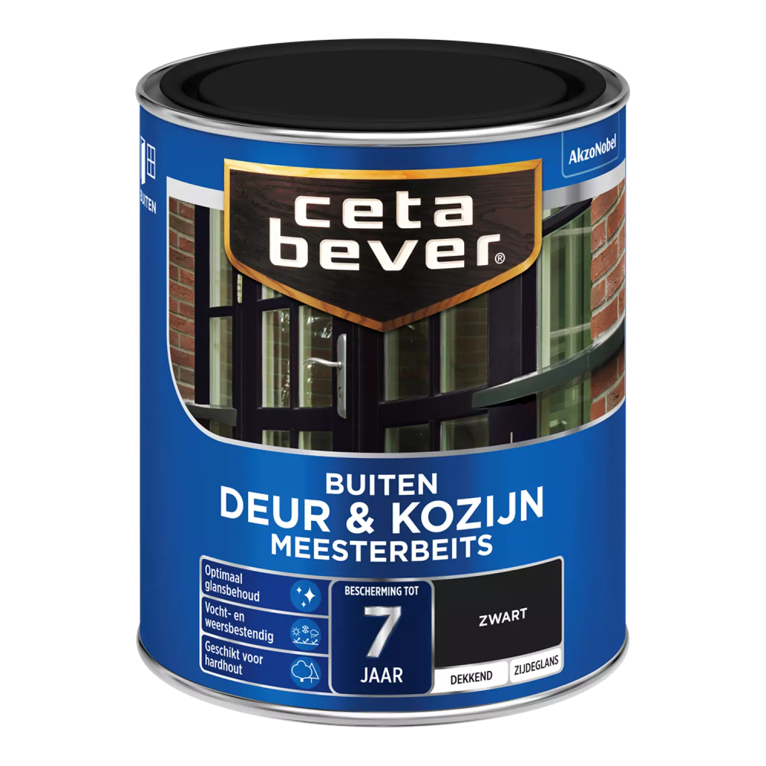 Cetabever Meesterbeits Deur En Kozijn Dekkend - Zwart - 750ml-image