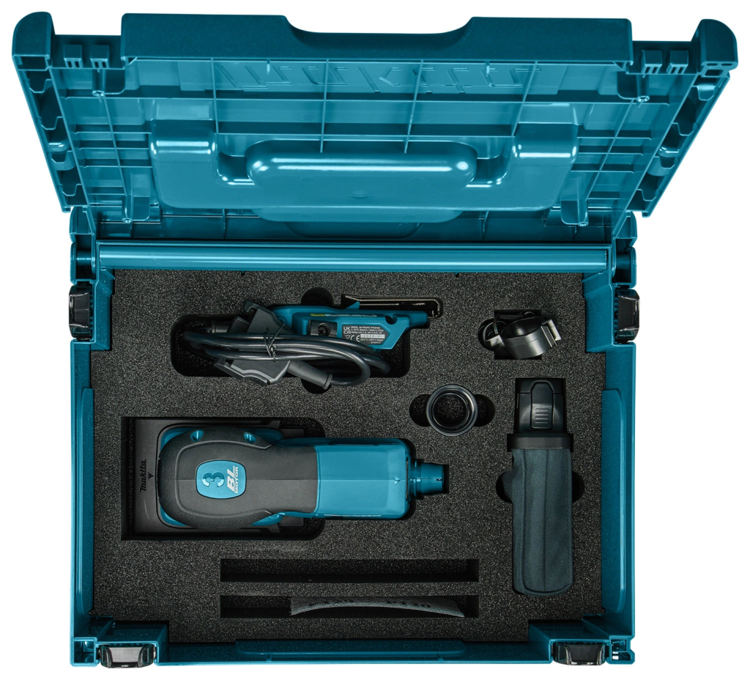Makita BO005CGZJNL XGT 40V Li-ion accu Handpalm vlakschuurmachine in Mbox - 80x130mm-image
