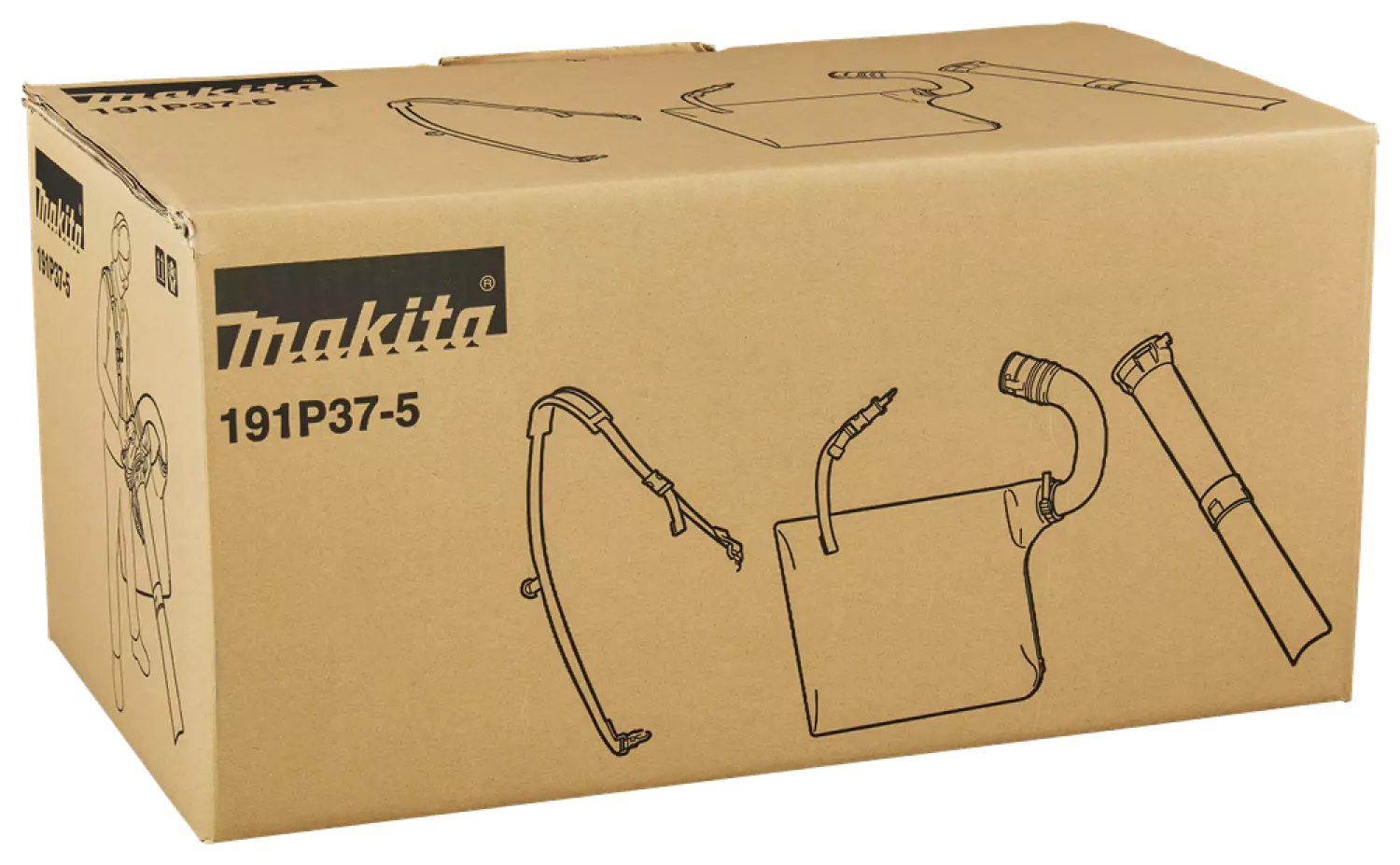 Makita 191P37-5 Kit d'aspiration de feuilles pour DUB363-image