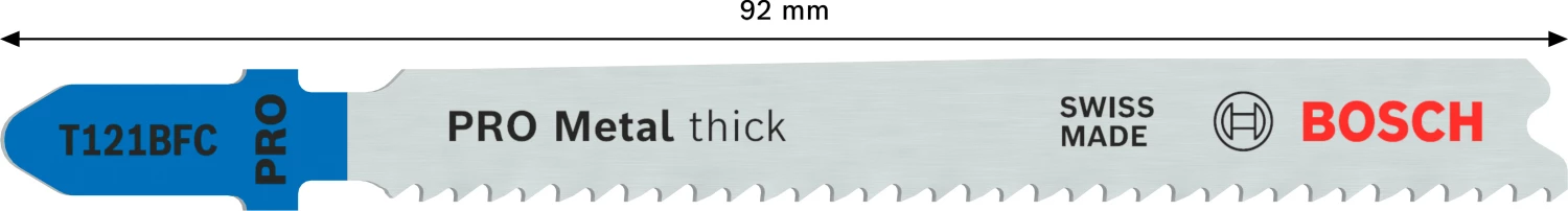 Bosch PRO T121BFC Metal thick decoupeerzaagblad - 92mm - metaal (5st)-image