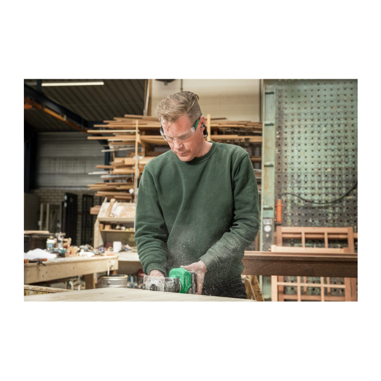 HiKOKI M1808DAW2Z PATERES Freees Machine - 18 V / excl. Batteries et chargeur / HSC III-image