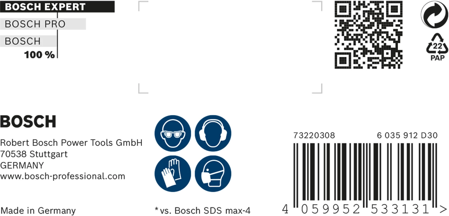 Bosch 2608900239 EXPERT Foret SDS Max-8X - 24x400x520mm-image