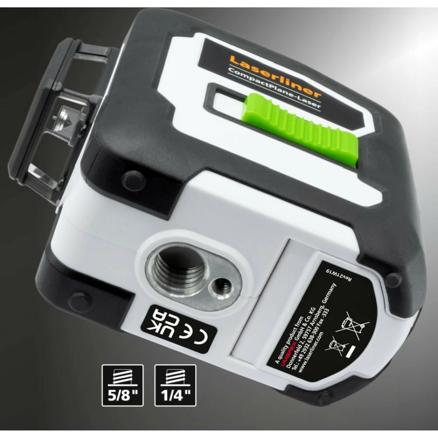 Laserliner 036.295A CompactPlane-Laser 3G Pro - Groen - 30 m-image
