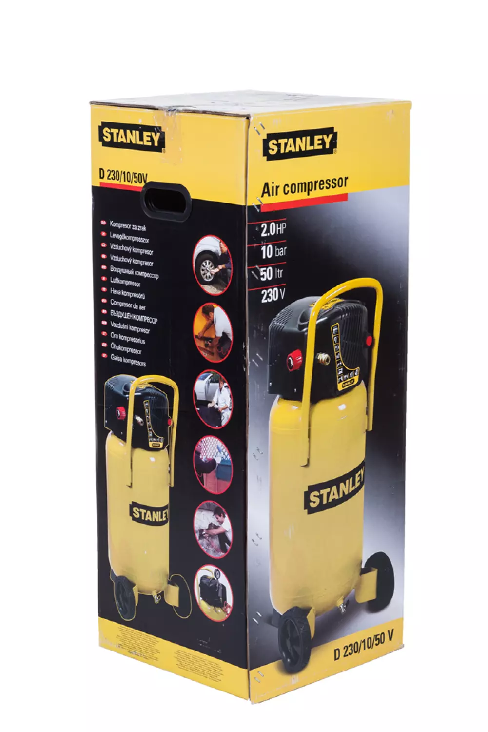 Stanley 8117180STN067 D230/10/50V - Compresseur d'air - sans huile - 10bar - 1500W-image