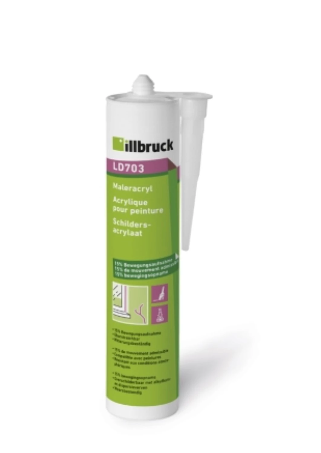 Illbruck LD703 Schilders Acrylaatkit 310ml-image