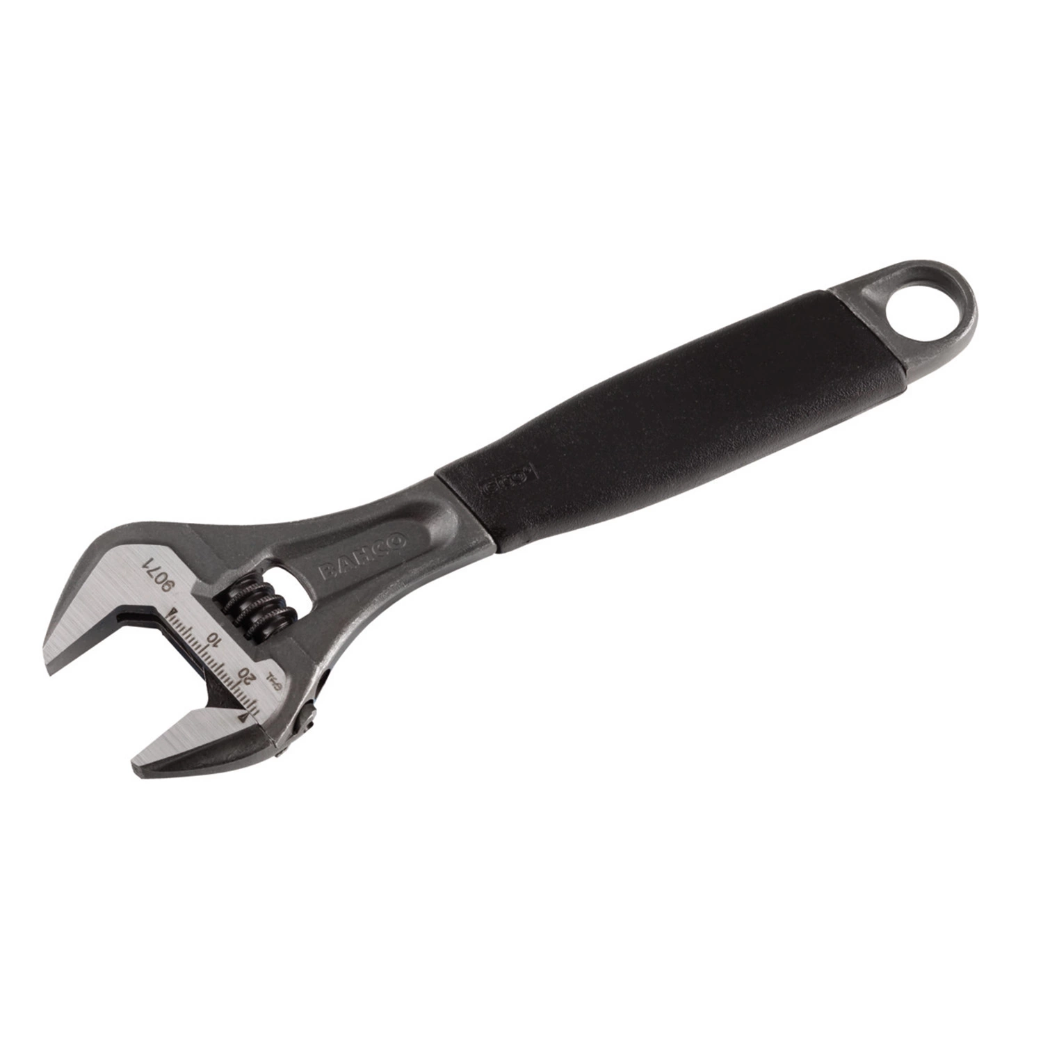 Bahco 9070 - Clé à molette à écrou central ERGO™ avec manche en caoutchouc et finition phosphatée-image