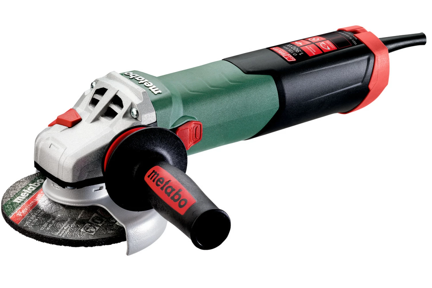 Metabo wev 19-125 Q M -Brush Angle Grijper Corps - 1900W - 125 mm-image