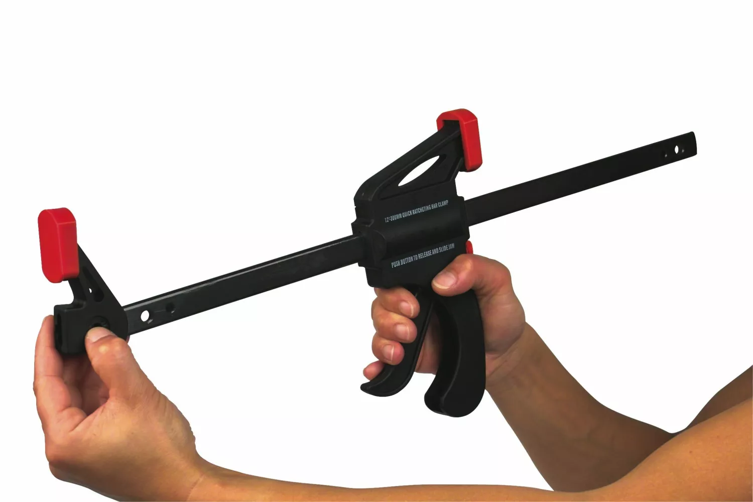 Brüder Mannesmann 90304 Jeu de 4 pinces à colle rapide - 150/300mm-image