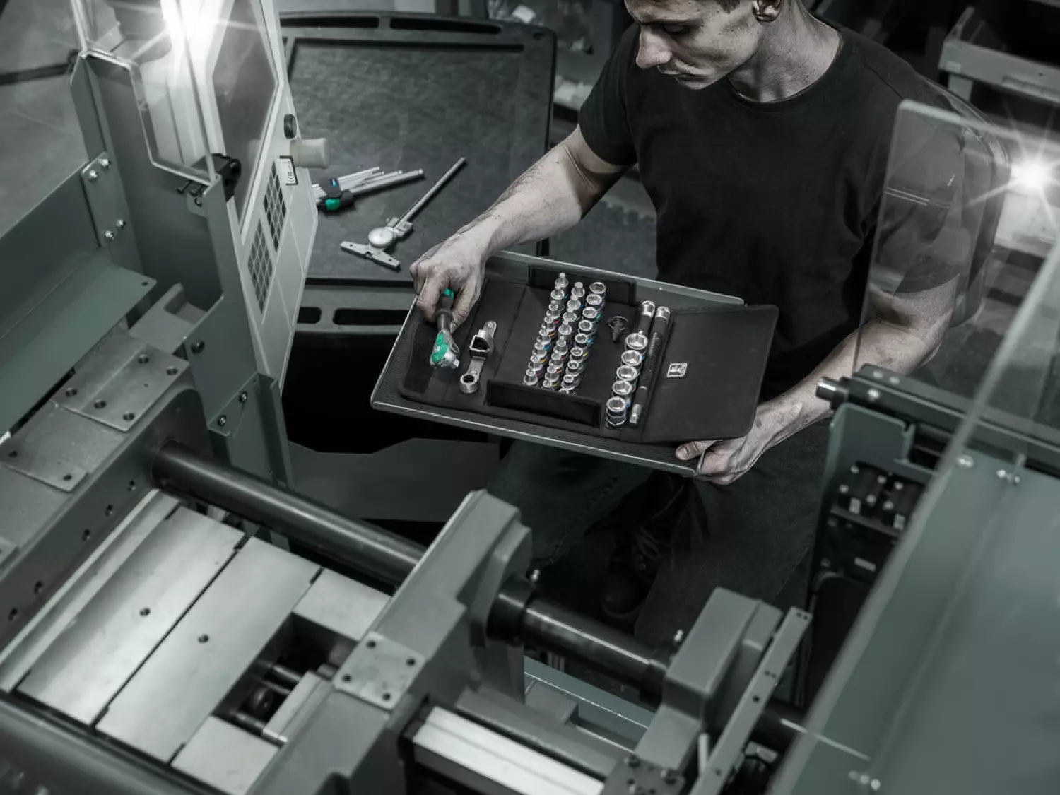 Wera 8100 SB All-in Zyklop 35-delige Speed-ratelset - 3/8"-image