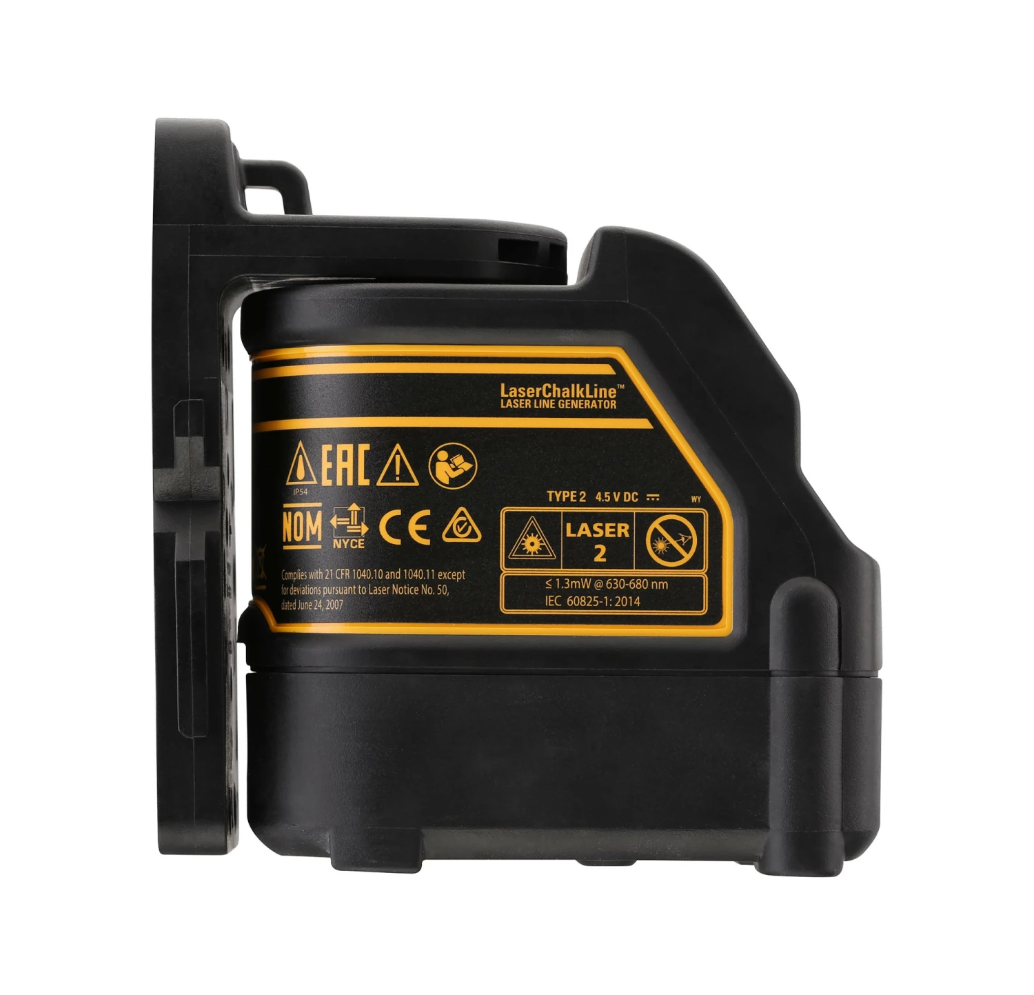 DeWALT DW088CG Laser à croix à nivellement automatique dans un coffret - 2 lignes - 15 m - Vert-image