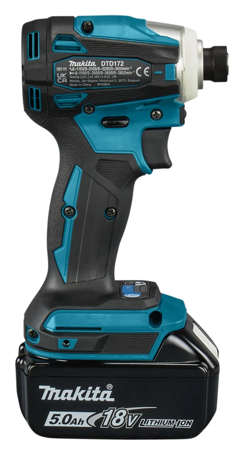 Makita DTD172RTJ LXT 18V Li-ion Accu Slagschroevendraaier set (2x 5,0 Ah accu) in Mbox-image