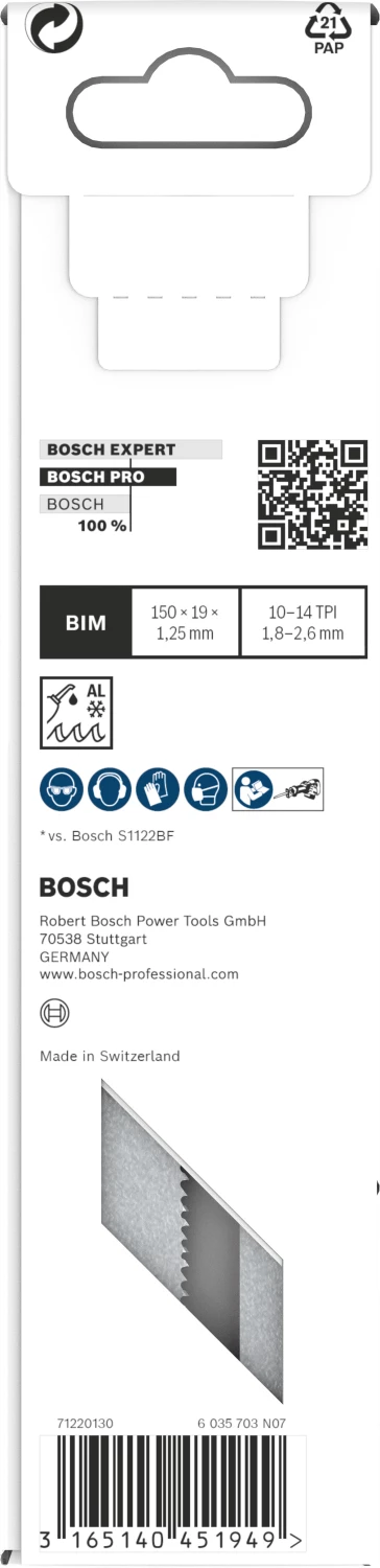 Bosch PRO S925VF Demolition reciprozaagblad - 100mm - metaal (10st)-image