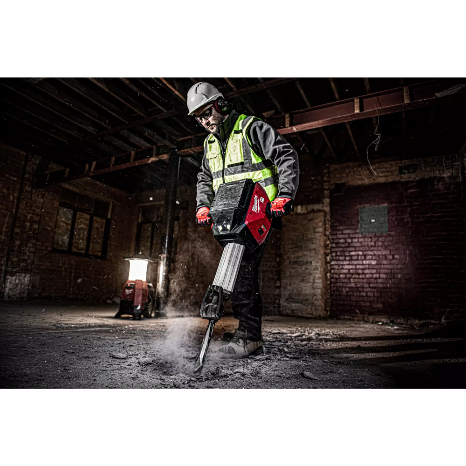 Milwaukee MXF DH2528H-602 MX Fuel accu sloophamer set (2x 6.0Ah accu) - 28mm HEX-image