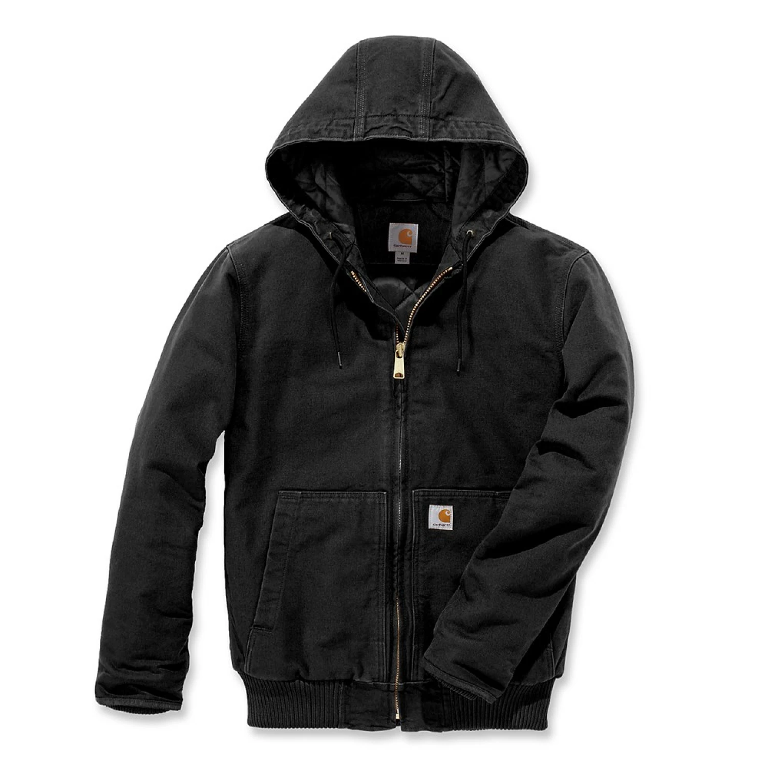 Carhartt 104050 -  Veste Active 100% Coton Duck À Capuche  - S - black-image