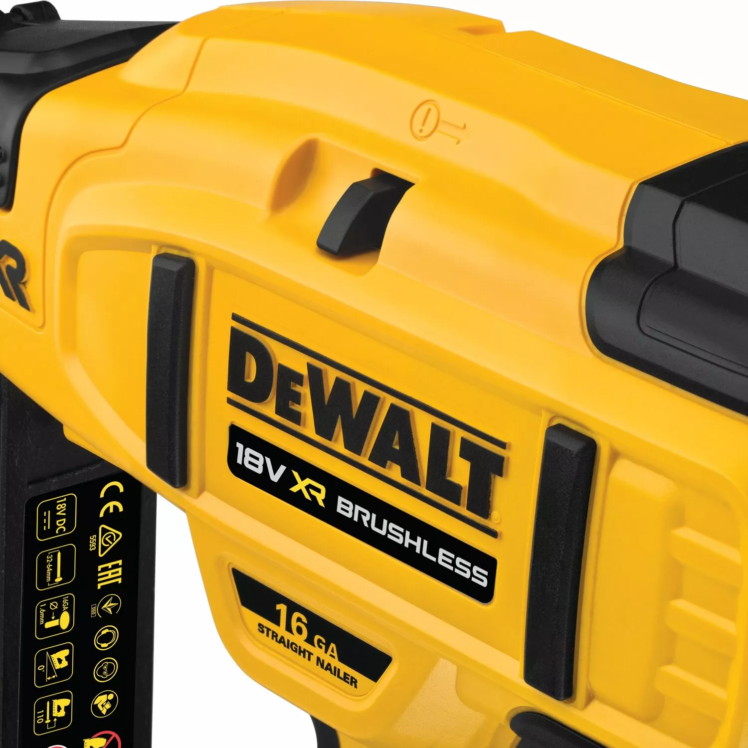 DeWALT DCN662D2-QW Kit cloueuse sans fil 18 V Li-ion XR (2 x 2,0 Ah) dans TSTAK - 32-64 mm - sans charbon-image