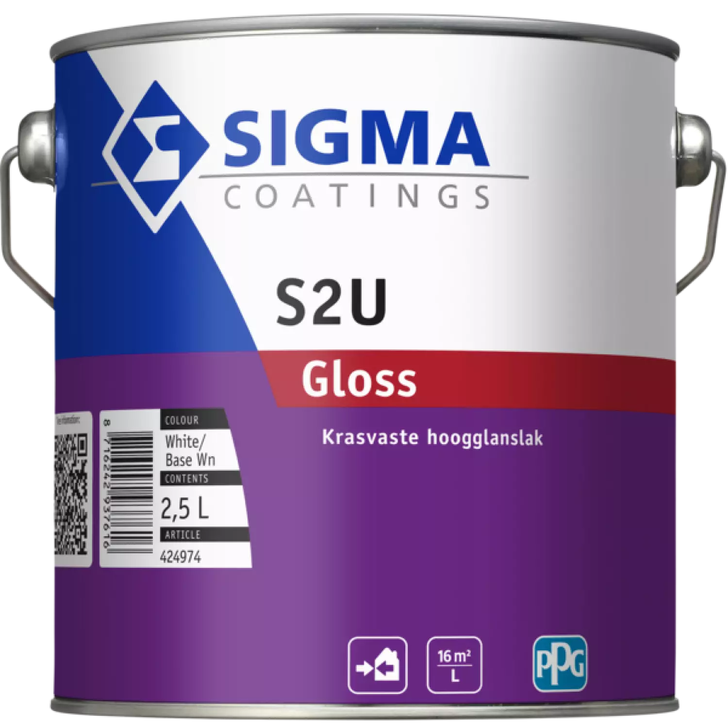Sigma S2U gloss - op kleur gemengd - 2,5L-image