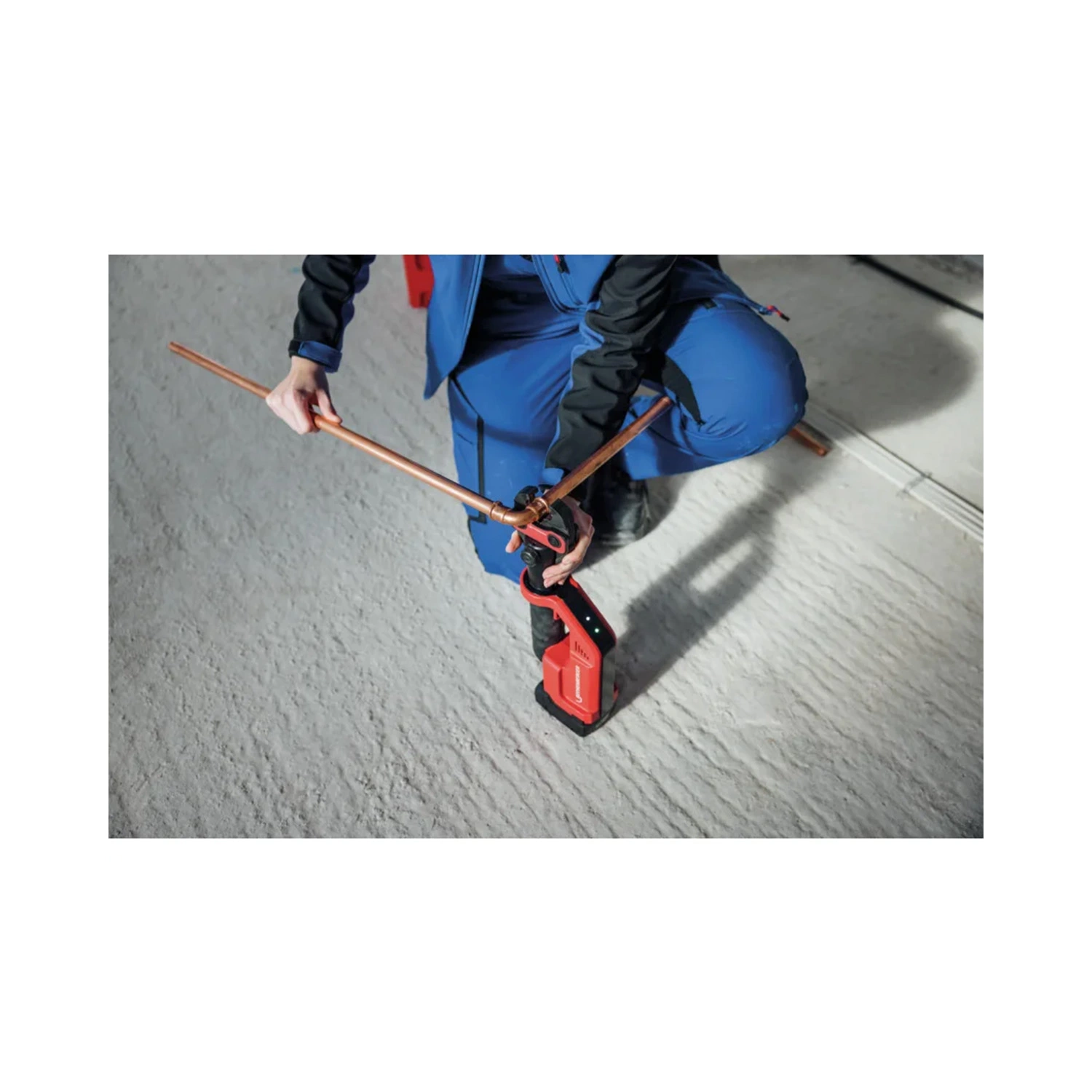 Rothenberger 1000004281 Romax Compact III 18V accu perstang set (1x 4.0Ah accu + lader) incl. U bekken - 16-20-25mm - CAS-image