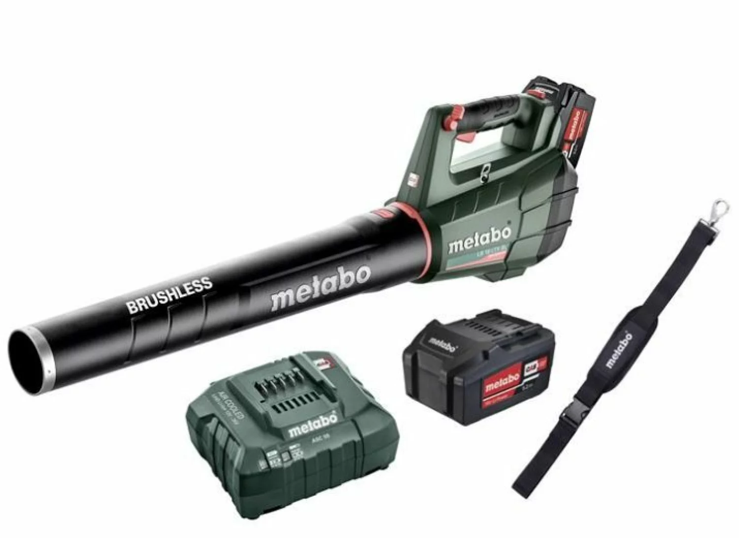 Metabo LB 18 LTX BL 18V Li-Ion accu bladblazer set (2x 5,2Ah) - koolborstelloos - 150km/h-image