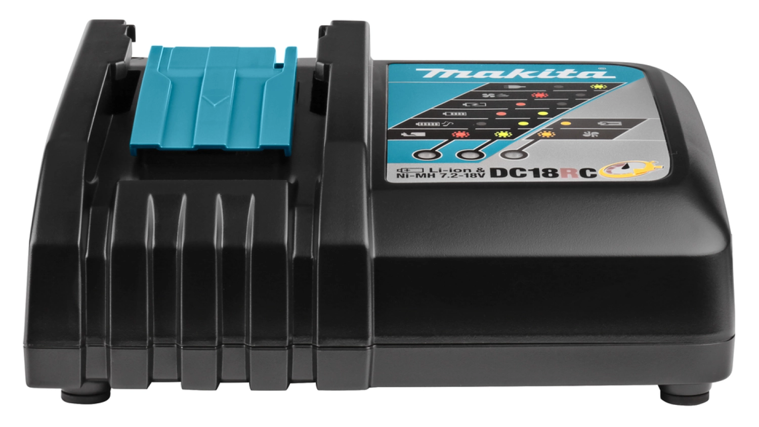 Makita DC18RC - Chargeur rapide Li-ion 7,2V - 18V - Avec système de refroidissement-image