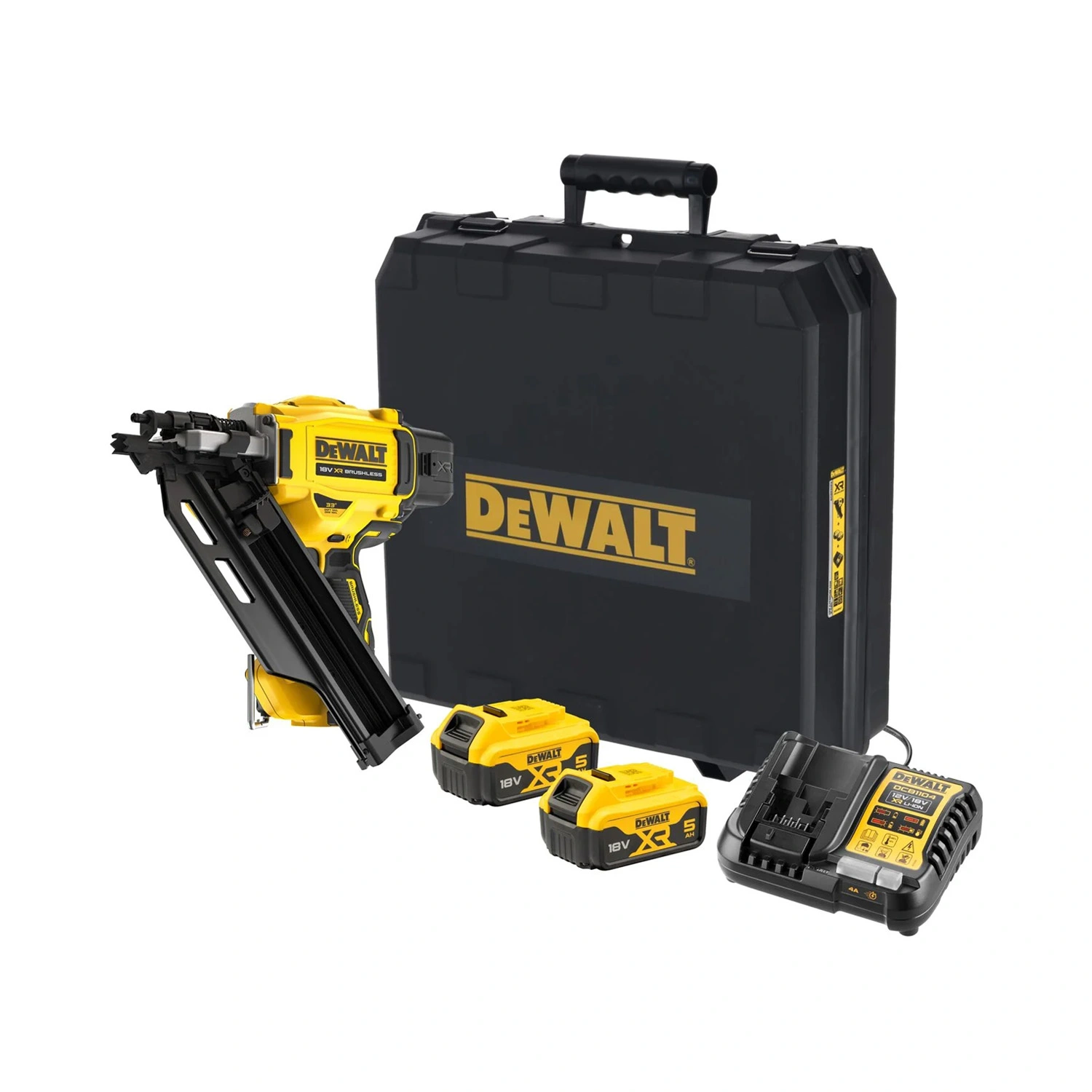 DeWALT DCN930P2 18V Li-ion Set Cloueuse sans fil (2x 5.0Ah batterie) en Tstak - 50-90mm - 2-Speed