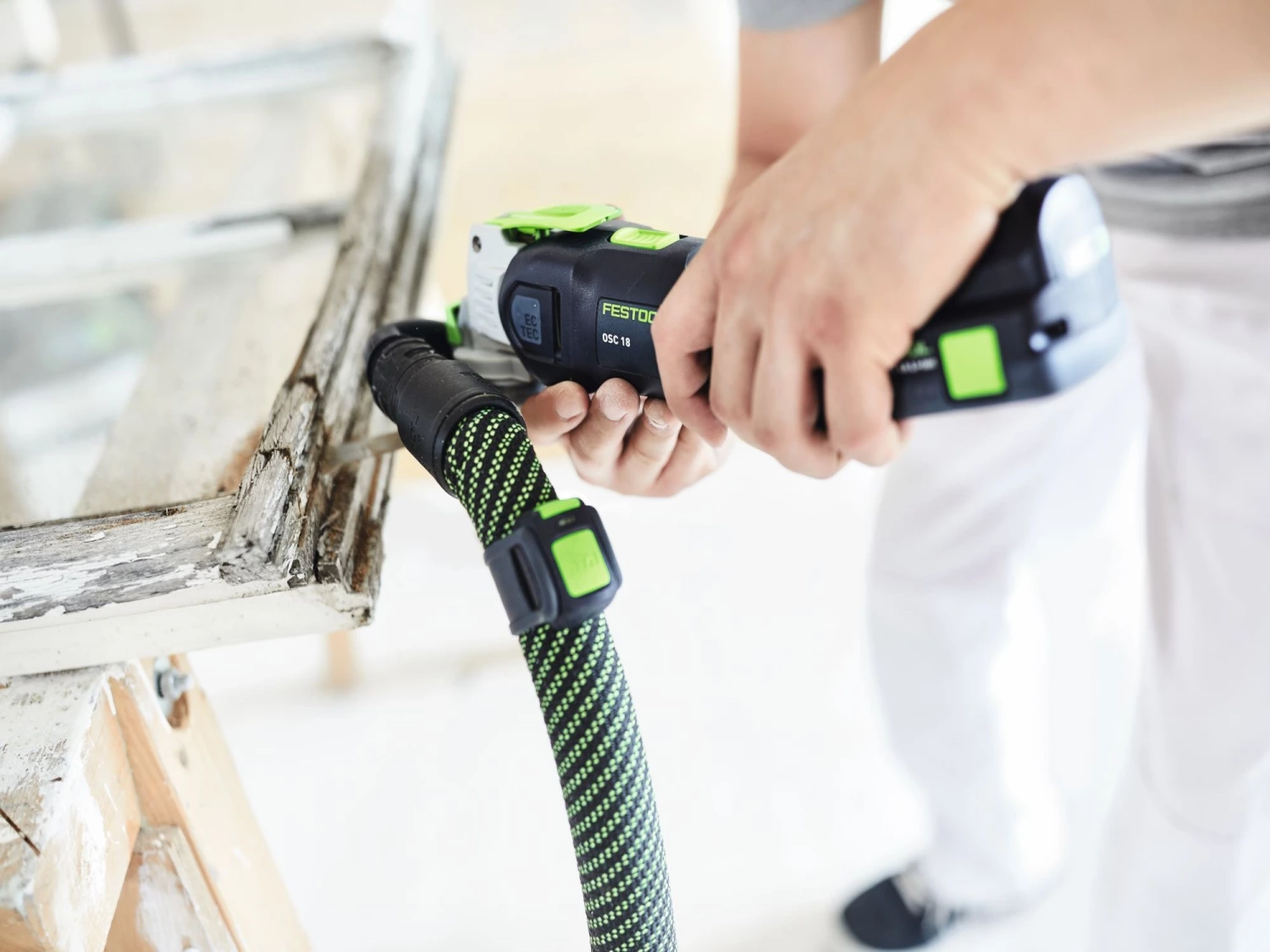 Festool OSC 18 E-Basic Vecturo 18V Li-ion Accu multitool in systainer - met 4.0Ah accu-image