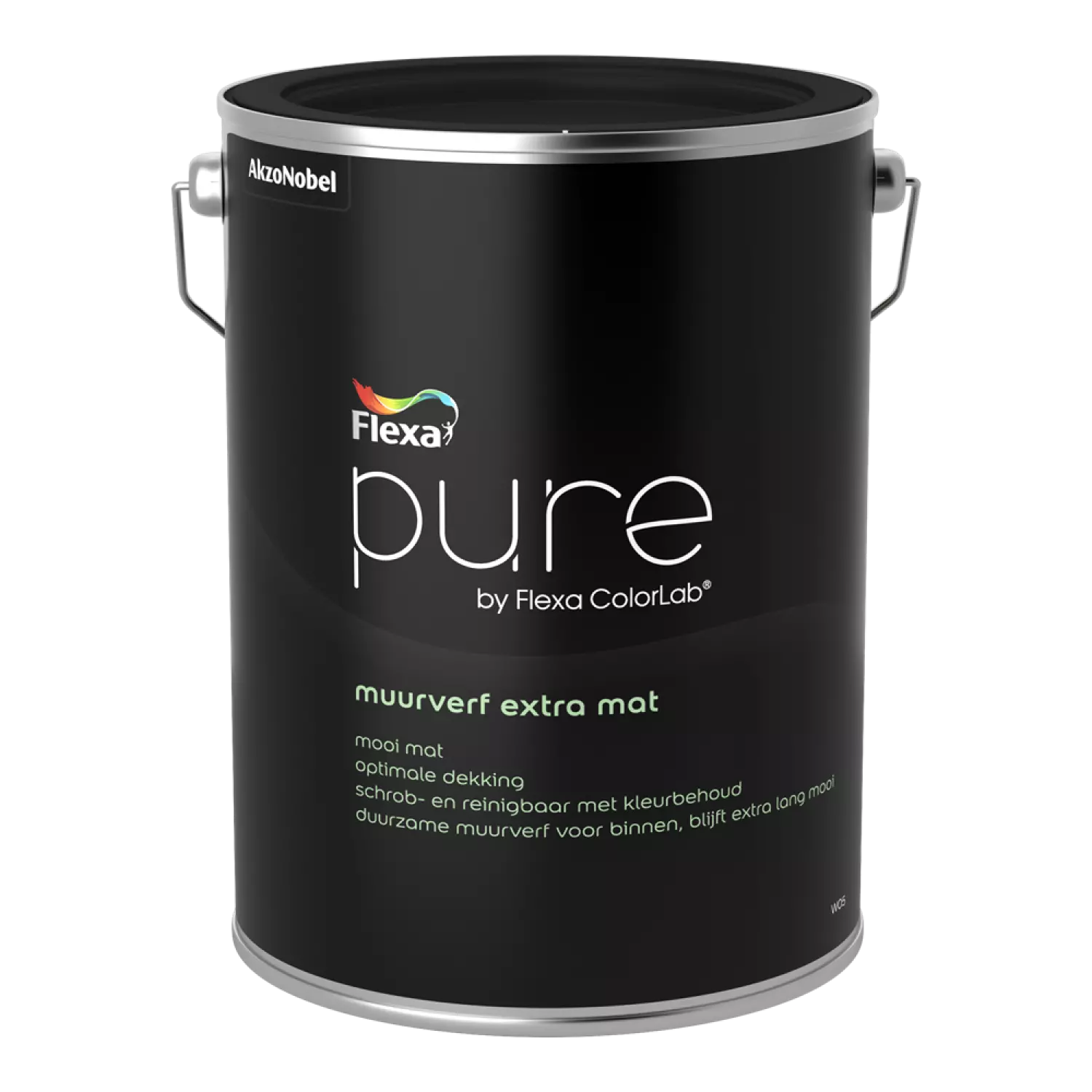 Flexa Pure Muurverf Extra Mat - op kleur gemengd - 5L-image