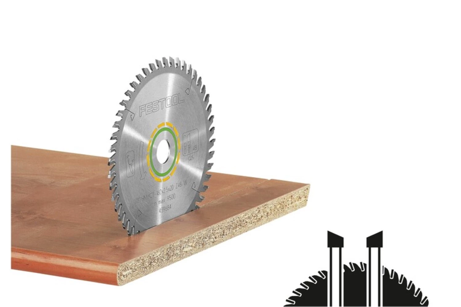 Festool 500648 / 230x2,5x30 W48 Cirkelzaagblad - 230 x 30 x 48T - Hout-image