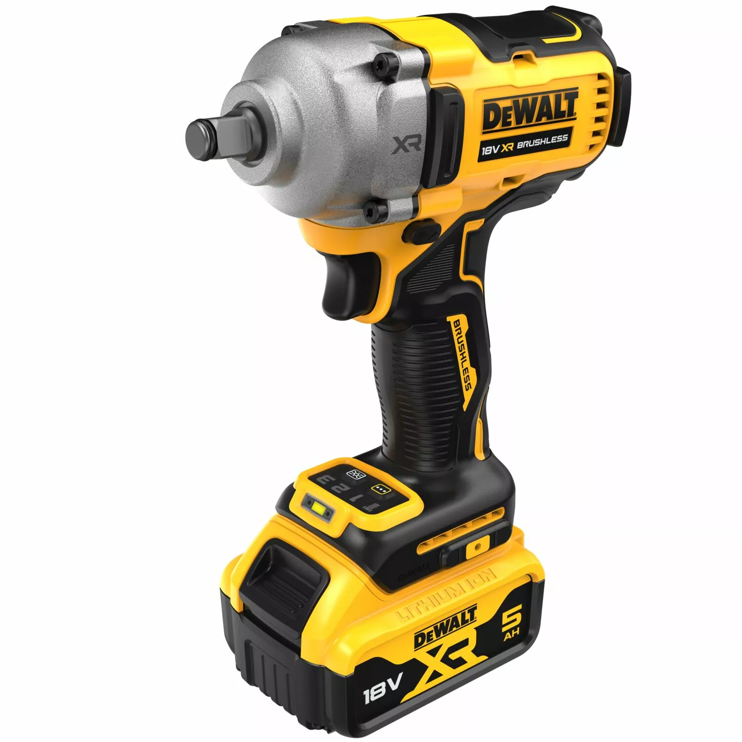 DeWALT DCF891P2T-QW 18V Li-ion XR accu slagmoersleutel set (1x 5.0Ah) in TSTAK - 1/2" - koolborstelloos-image