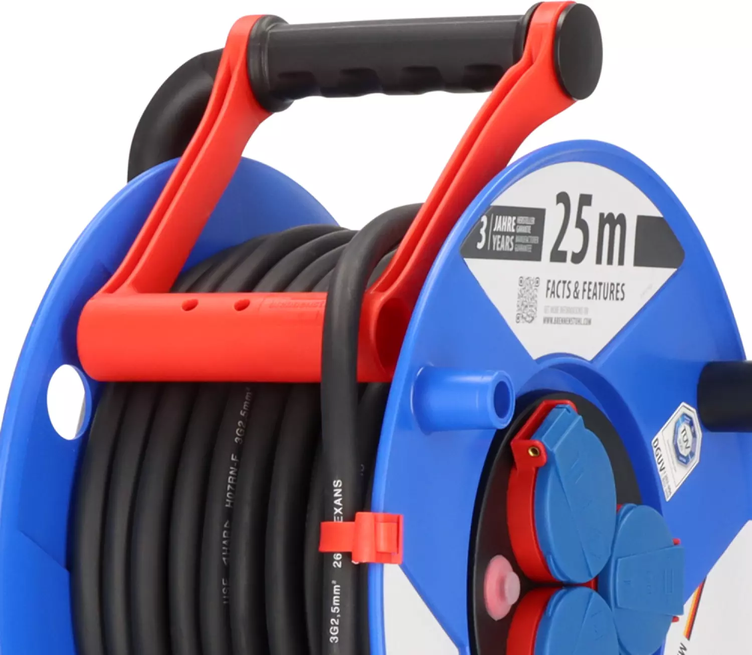 Brennenstuhl 1208440 Garant IP44 kabelhaspel - H07RN-F 3G2,5 - 25m-image