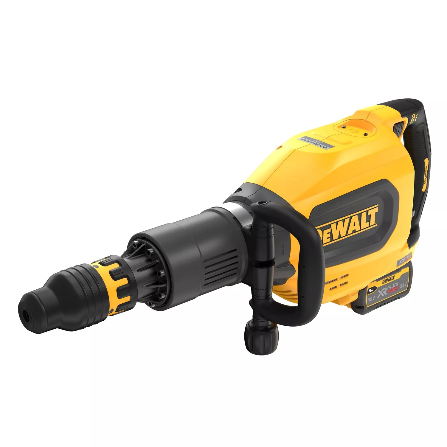 DeWALT DCH911X3 54V Li-ion Flexvolt SDS-Max breekhamer set (2x 9.0Ah accu) in koffer - 27J-image