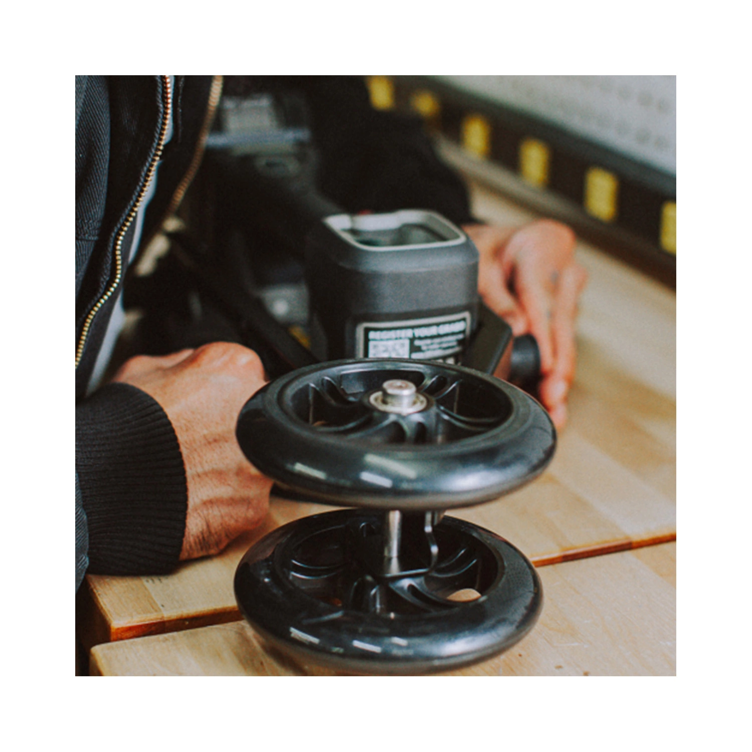 Grabo 11062 Roues de transport Roller pour Plus / Pro / Pro Brushless - 80 kg-image