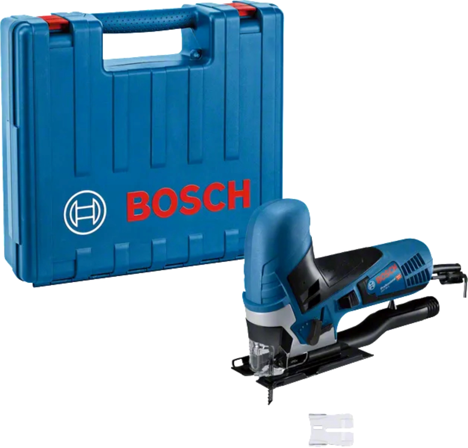 Bosch GST 90 E Scie Sauteuse avec 25 lames dans coffret - 650 W - Poignée en T - variable-image