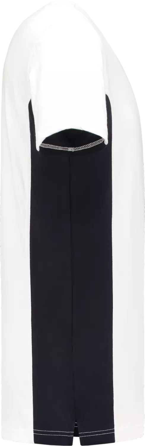 Workman T-shirt 0401 bicolore - Blanc / Bleu marine - L-image