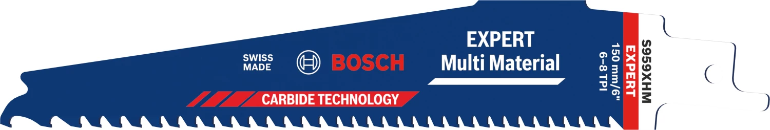 Bosch S959XHM EXPERT lame de scie sabre pour matériaux multiples - 150 x 1,25 (10 pièces)-image