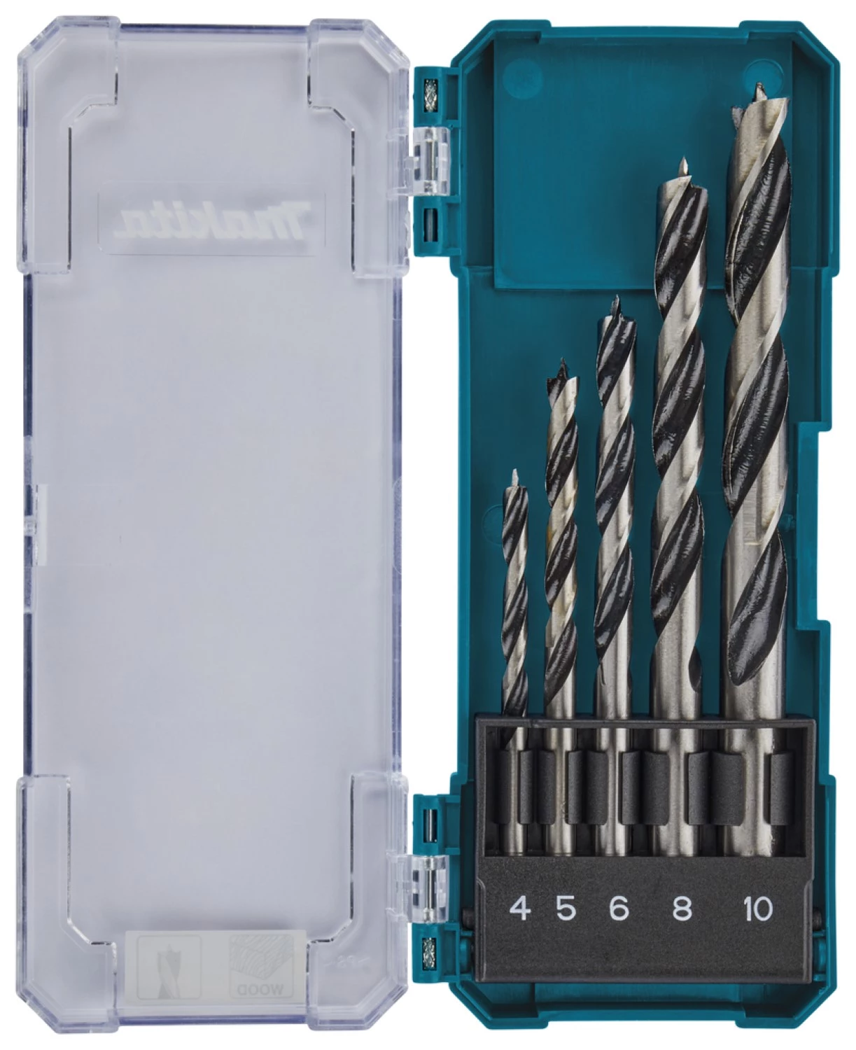 Makita D-72861 5-delige houtspiraalborenset - 4-10 mm-image